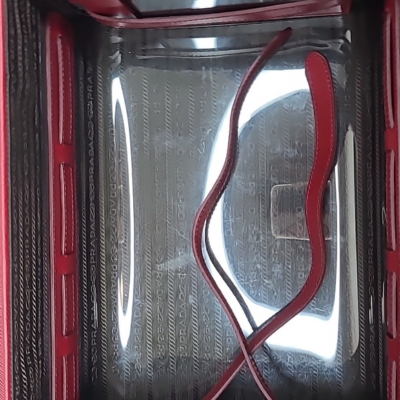 Prada Beauty Train Case Saffiano Travel in Ruby - Picture 17 of 17
